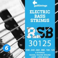 GALLI STRINGS RSB30125 - струны для электро баса, 6 струн, 030-125