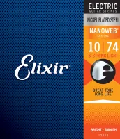 Elixir 12062 Nanoweb 8-Sting Light - Струны для электрогитар