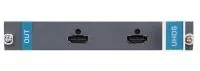 Kramer [uhds-out2-f16/standalone] модуль c 2 бесподрывными выходами hdmi с функцией масштабирования; поддержка 4k30 4:4:4