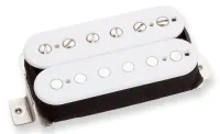 DIMARZIO EJ CUSTOM NECK NICKEL COVER DP211N звукосниматель для электрогитары, хамбакер, никелированная крышка