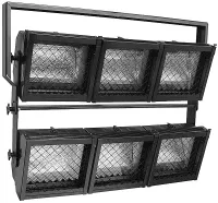 ИМЛАЙТ Cyclorama LINEA STAGE 1000 3x2A  6-и секционный софитный светильник асимметричный для использования плёночных светофильтров, в комплекте лампы R7s 1000Вт 189 мм