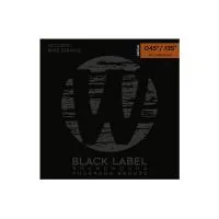 Warwick 36301los5  струны для акустической 5-струнной бас-гитары black label 45-135, бронза