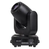 BEAM LED 150                Прожектор BEAM LED 150Вращающаяся голова. Угол луча 3°. Колесо цвета 12 + открытая позиция + радужный эффект. 13 статичных + открытая позиция. Призма сотовидная вращающаяся. Pan 540°. Tilt 270°. Потребляемая мощность: 150 Вт.