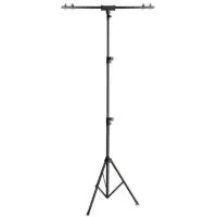 Gravity LS TBTV 17 - световая стойка-тренога с перекладиной. Регулировка высоты: 1100-2500 мм. Длина перекладины: 950 мм. Максимальная нагрузка: 30 кг. Вес: 5,7 кг