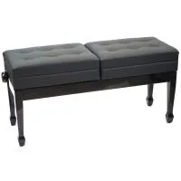 Банкетка для пианино Palette HY-PJ026B черная, полированная, для двух человек