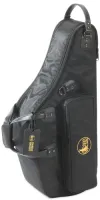 2 saxophone bag Gard Bags GB-121MLK - Leather bag with secure instrument suspension system for curved soprano and alto saxophones