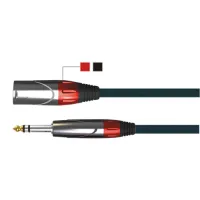 BXJ024-A Кабель микрофонный, XLR male/6,35мм male, 6м, Soundking