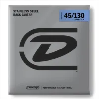 DUNLOP DBSBN45130T Super Bright Nickel Wound Tapered Струны для 5-струнной бас-гитары