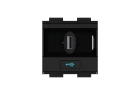 Crestron FT2A-CBLR-GR-USB, втягивающее устройство для кабеля серии FT2, USB-A - USB-B, USB 2.0, 2,4 м