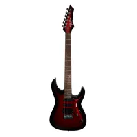 Russtone RUSSD-SSH MRS - Электрогитара, Дерево деки: Ясень, Arch top, Дерево грифа: Твёрдый клён, матовый лак, Звукосниматели: SSH, чёрные, Цвет: MRS,