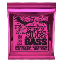 Ernie Ball 2854 комплект струн на короткомензурный бас 30,5andquot;, калибр 40 - 60 - 80 - 100
