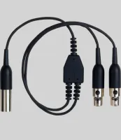 SHURE AXT652 соединительный Y- кабель 2 TA4F TO TA4M для систем Axient