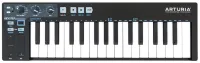 Arturia KeyStep Black Edition - 32 клавишная динамическая MIDI мини-клавиатура с velocityandaftertouch, арпеджиатор, 8 голосный секвенсор, управление скоростью и Tap Tempo, кнопки Sustain Hold, Shift, разъемы MIDI In/Out, Sync In/Out, CV/Gate Outs, Sustai