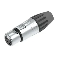 Seetronic IM SCMF4 Разъем cannon кабельный 1шт., мама 4-х контактный, цвет: серебро,