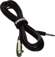 SHURE C15AHZ Кабель для микрофона XLR male - 6,3 мм Jack, длина 4,6 м