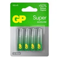 GP15AA21-2CRSBC4 Super Alkaline Элемент питания АА, алкалиновый, 4 шт, GP