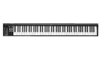 MIDI клавиатура [110105A2027] Icon [iKeyboard 8S] встроенный аудиоинтерфейс 24 бит/192 кГц, 88 полувзвешенных клавиш фортепианного типа, XLR микр. вход, 2x1/4" TRS лин. вход, 2х1/4" TS вход для педалей Expression и Sustain, USB-B