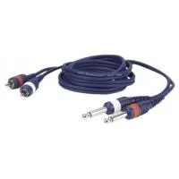 DAP AUDIO кабель 2 mono Jack/2 RCA 1,5 mtr, шт