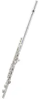 Flute Aidis 204B - Flute with Y-shaped cups, split E mechanism and open keys. Silver-plated head and body, C-footjoint.