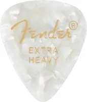 FENDER 351 Shape Premium Picks Extra Heavy White Moto (12)