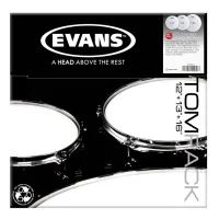 Evans etp-g1ctd-s  набор пластиков 12", 13", 16" genera g1 coated, однослойные, с напылением