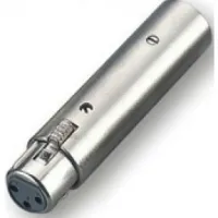 ROXTONE RA004 (под заказ от 500 шт. / предоплата / 6 месяцев) Переходник 3P XLR Female - 6,3mm mono Jack Female, Metal