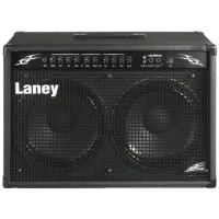 LX120RT BLACK гитарный комбо 120 Вт, 2 х 12" Celestion, 2 независимых канала с 3-х полосным эквалайзером и дисторшн, пружинный ревербератор, CD вход,цвет "черный".размеры 453x674x273 мм, вес 18,5 кг.