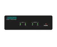 DSPPA DT2200 Аудио терминал DANTE. Вход - 2 (микрофонный/линейный), выход - 2 (линейный). Питание - POE (+48V). Размеры 143х44х142 мм. Адаптер для установки в стойку 19"