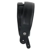 25PLC01 Padded Garment Ремень для гитары, кожа, черный, Planet Waves