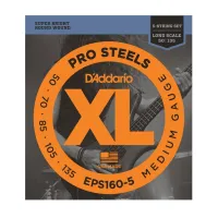 D`ADDARIO EPS160-5 Струны для 5-ти струнной бас гит. ProSteels round 50-135