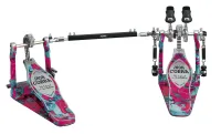 Tama Iron Cobra Hp900pwmcs Power Glide Twin Pedal, Coral Swirl