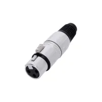 Adam hall k4cxf3 - разъем xlr (f), 3-pin, металлический