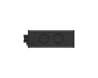 ABL 2M400200- Розеточная станция серии UDM с 2 розетками, черная