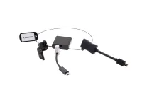 Комплект переходников [99-9191033] Kramer Electronics [AD-RING-8] на общем кольце, включает переходники USB тип C (вилка) на HDMI (розетка) 4K60 (4:2:0); Mini DisplayPort (вилка) на HDMI (розетка) 1080p