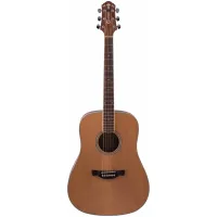CRAFTER D-7/NС + Чехол - акустическая гитара Дредноут, верхняя дека - массив кедра, корпус - красное дерево