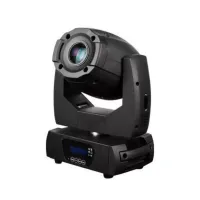 LC11406 светодиодная вращающаяся голова Spot, 1х150 Вт White 7500K, DMX-12/14 каналов, PAN 640/TILT 280, 7 цветов+открый,6 вращающихся гобо, 7 гобо, призма, фокус, диммер, строб, Lexor