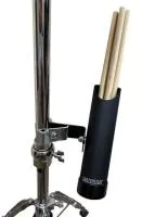 Danmar 1027BLKA алюминиевый держатель 4 пар барабанных палочек, цвет черный анодированный, держатель для крепления к стойкам ударных установок, Danmar Percussion