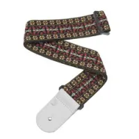 Planet waves 50g00  гитарный ремень, 50 мм, нейлон, "hootenanny 1", кожаные наконечники