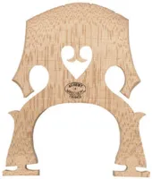 Adjustable cello bridge Aubert C4FSTPH5 - Cello bridge with special treatment. French model. The bridge is cut and fitted, the notches for the strings are marked, adjustable leg tilt for easy set up. High height 100 mm