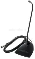 SHURE MX418D/N Микрофон на гусиной шее с базой, без капсюля, 45,7 м, Mute, LED индикатор, 50-17000 Гц, разъем XLR. Черный