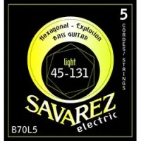 Savarez b70l5  hexagonal explosion light струны для 5-струнной бас-гитары 45-131