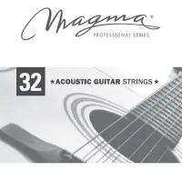 Magma Strings GA032G - Струна одиночная для акустической гитары 32, Серия: Gold Alloy 85/15, Калибр: 32, Обмотка: бронзовый сплав.
