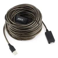 USB 2.0 UAE-01-15M удлинитель,активный, AM/AF, 15м- Кабель