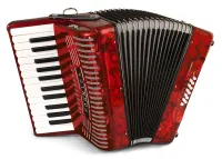 A1620 (1303) Hohnica 12 Аккордеон, красный, Hohner