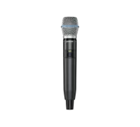 SHURE GLXD2/B87A Z2 Цифровой ручной передатчик 2404-2478 МГц, конденсаторный суперкардиоидный капсюль Beta 87A, в комплекте аккумулятор SB902