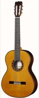 Classical guitar Jose Ramirez Del Tiempo Cedro - "Временная" модель с обновляемой каждые пять лет розеткой, выпускаемая в память о более чем 130-летней истории мастерской. Верхняя дека из красного кедра.