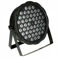 Led Par Slim 54-3 RGBW                Прожектор Led Par Slim 54-3 RGBWИсточник света: 54 LEDs (R:12 G:18 B:18 W:6). Электронный диммер 0-100%. Строб. Угол раскрытия луча 25°. Управление: DMX512 8 каналов, автоматический режим, master/slave. Питание: AC1
