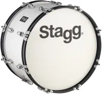 STAGG MABD-2010 - Маршевый бас-барабан с ремнем и колотушкой 20x10" белый