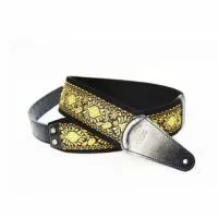 FIDEL FL22000E орнамент жёлтый / чёрный - Ремень для гитары