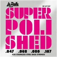 SP-47107 Super Polished Комплект струн для 4-струнной бас-гитары, 47-107, La Bella